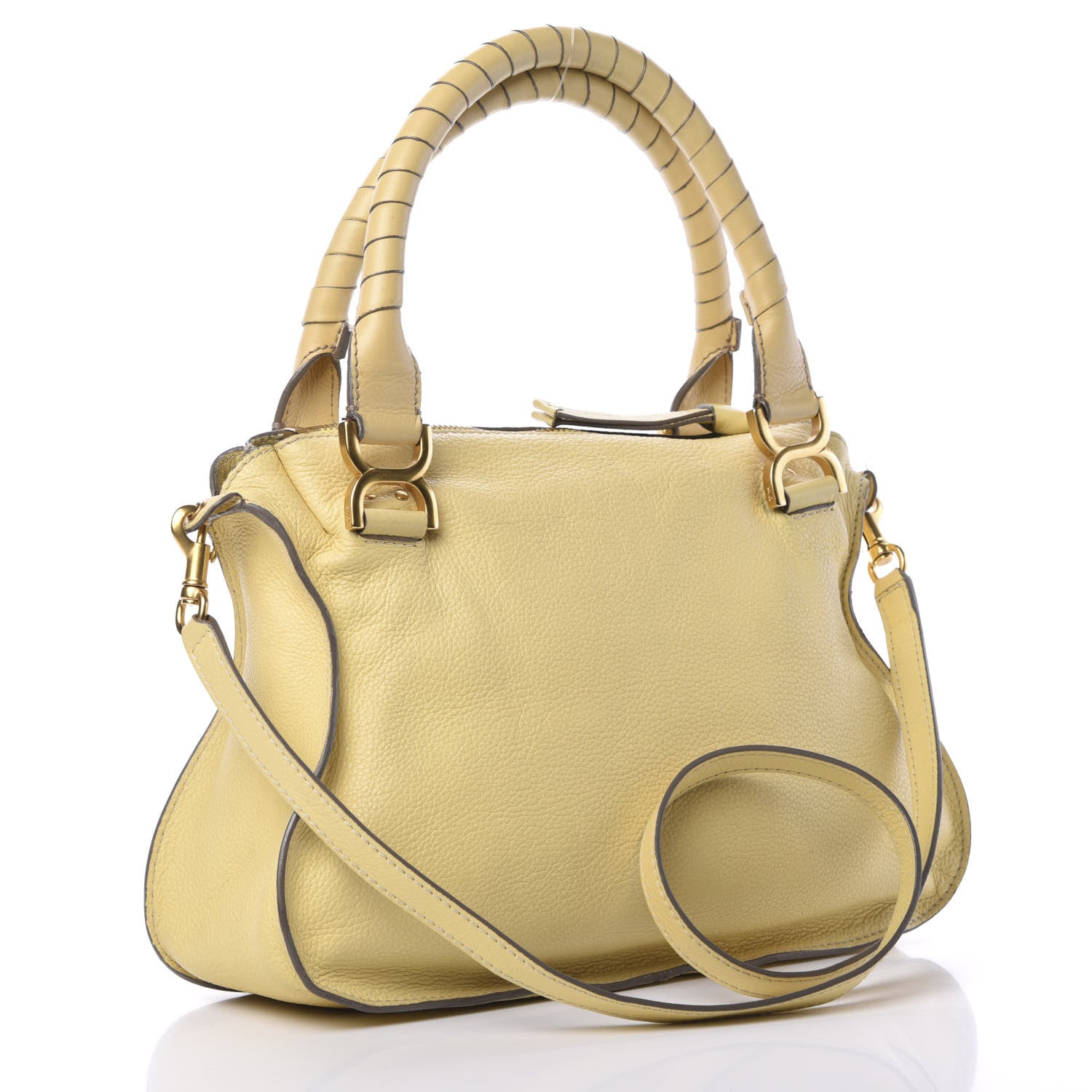 Chloe Calfskin Medium Marcie Satchel Sunlight 2 of 16