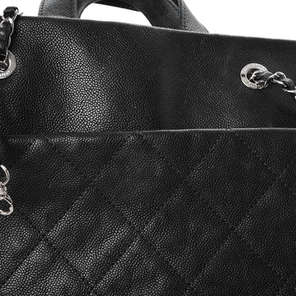 Chanel Caviar Quilted Large CC Tote Black 11 of 15