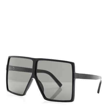 Saint Laurent Acetate Betty Sunglasses SL183 Black 1 of 8