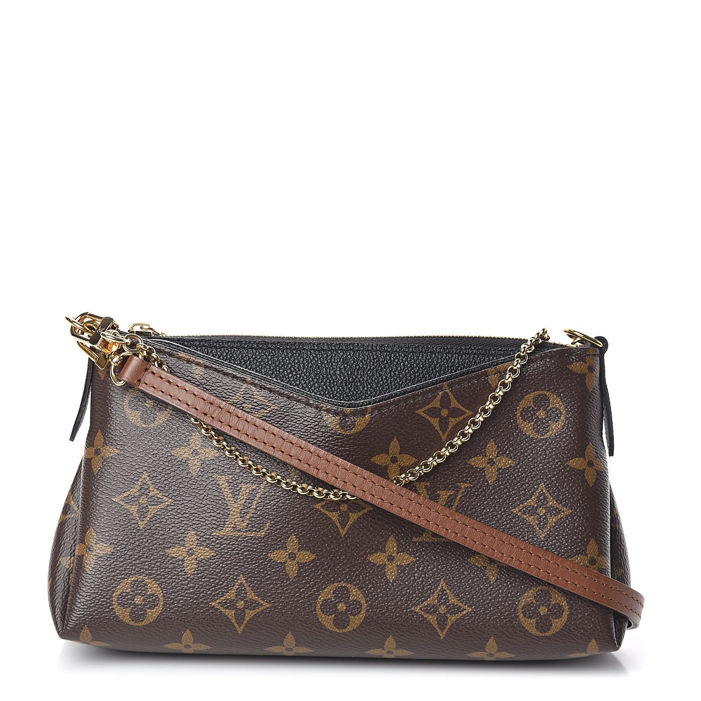 Monogram Pallas Clutch Black