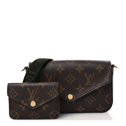 Louis Vuitton Monogram Felicie Strap & Go Kaki 2 of 13