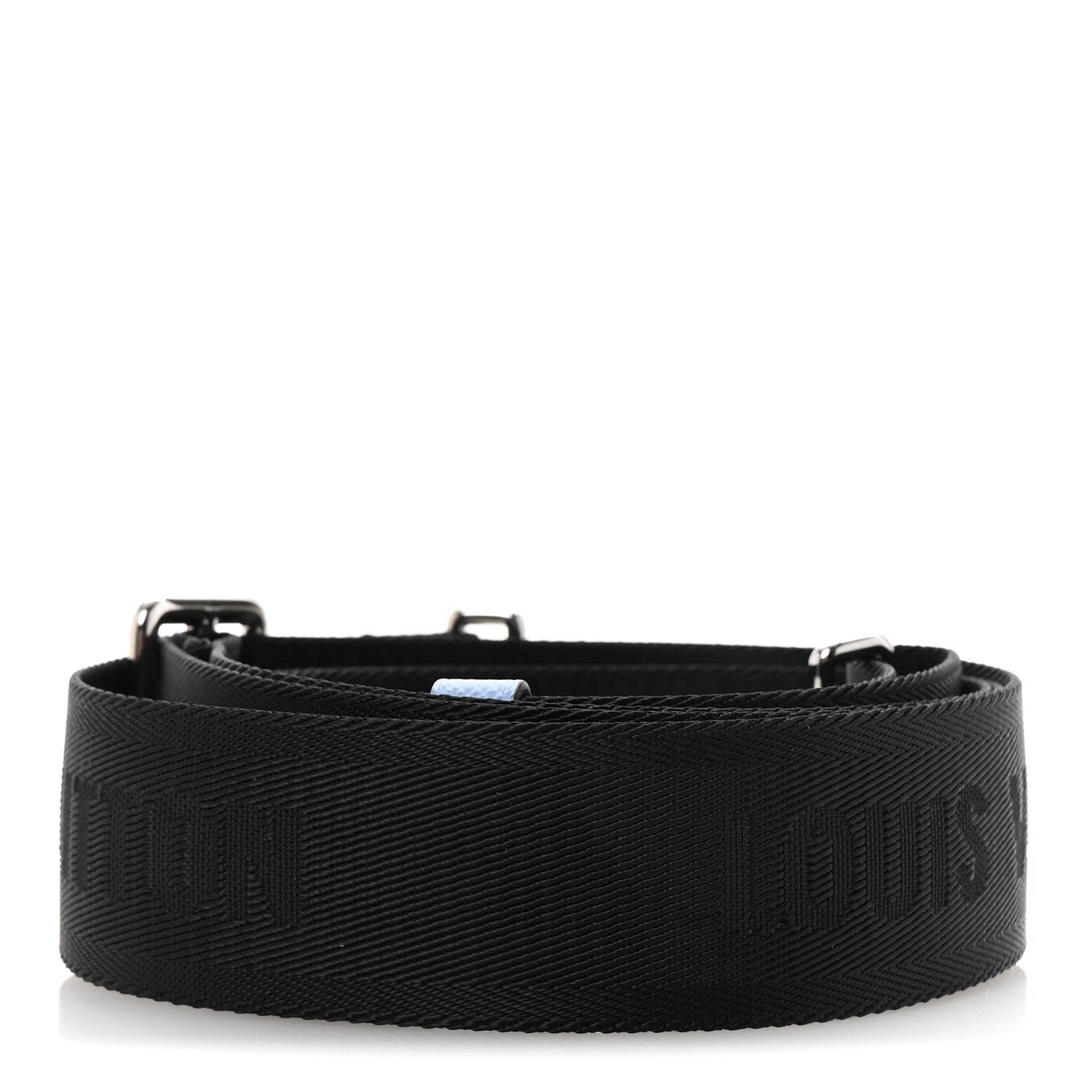 Louis Vuitton Nylon Alpha Messenger Strap Black Sky Blue 2 of 5