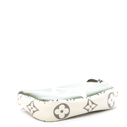 Louis Vuitton Monogram Giant Micro Pochette Accessories Kaki White 4 of 8