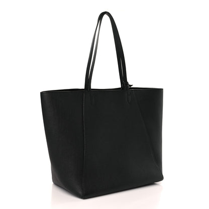 Louis Vuitton Calfskin Lockme Go Tote Black 3 of 8