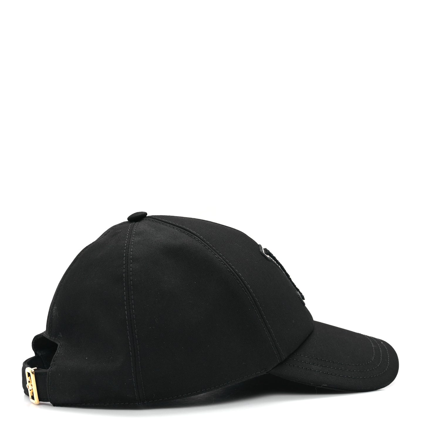 Cotton LV signature Cap  Black