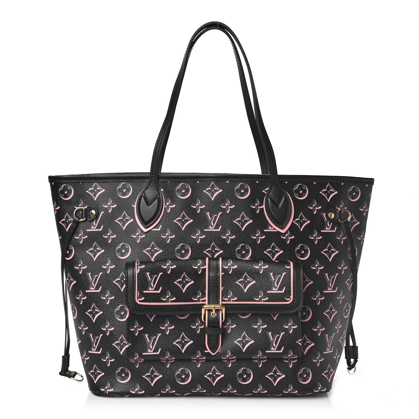 Monogram Fall For You Neverfull MM Black