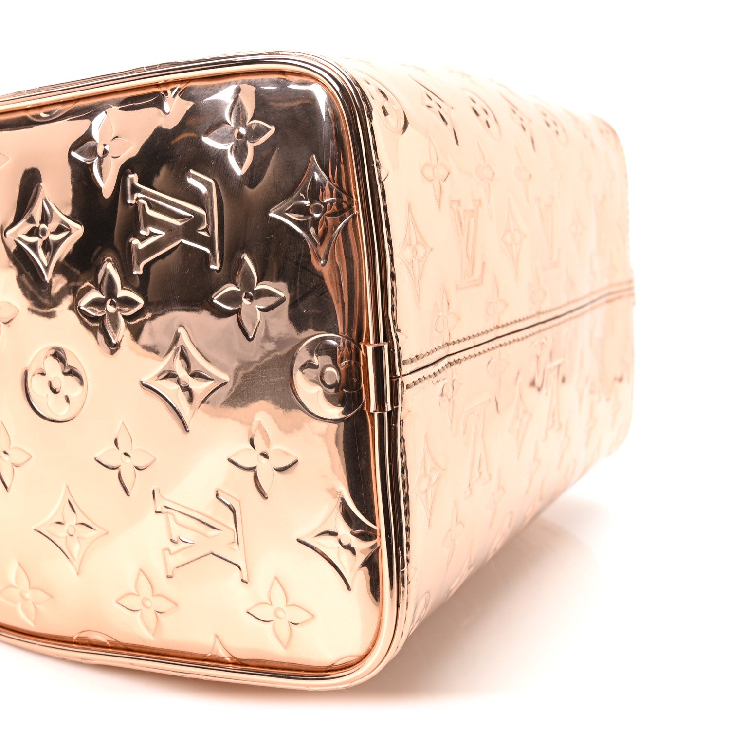 Louis Vuitton Monogram Miroir Speedy Bandouliere 25 Copper 7 of 8
