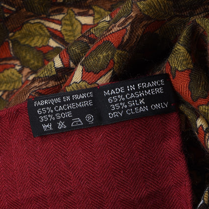Hermes Cashmere Silk Axis Mundi Shawl 140 7 of 7