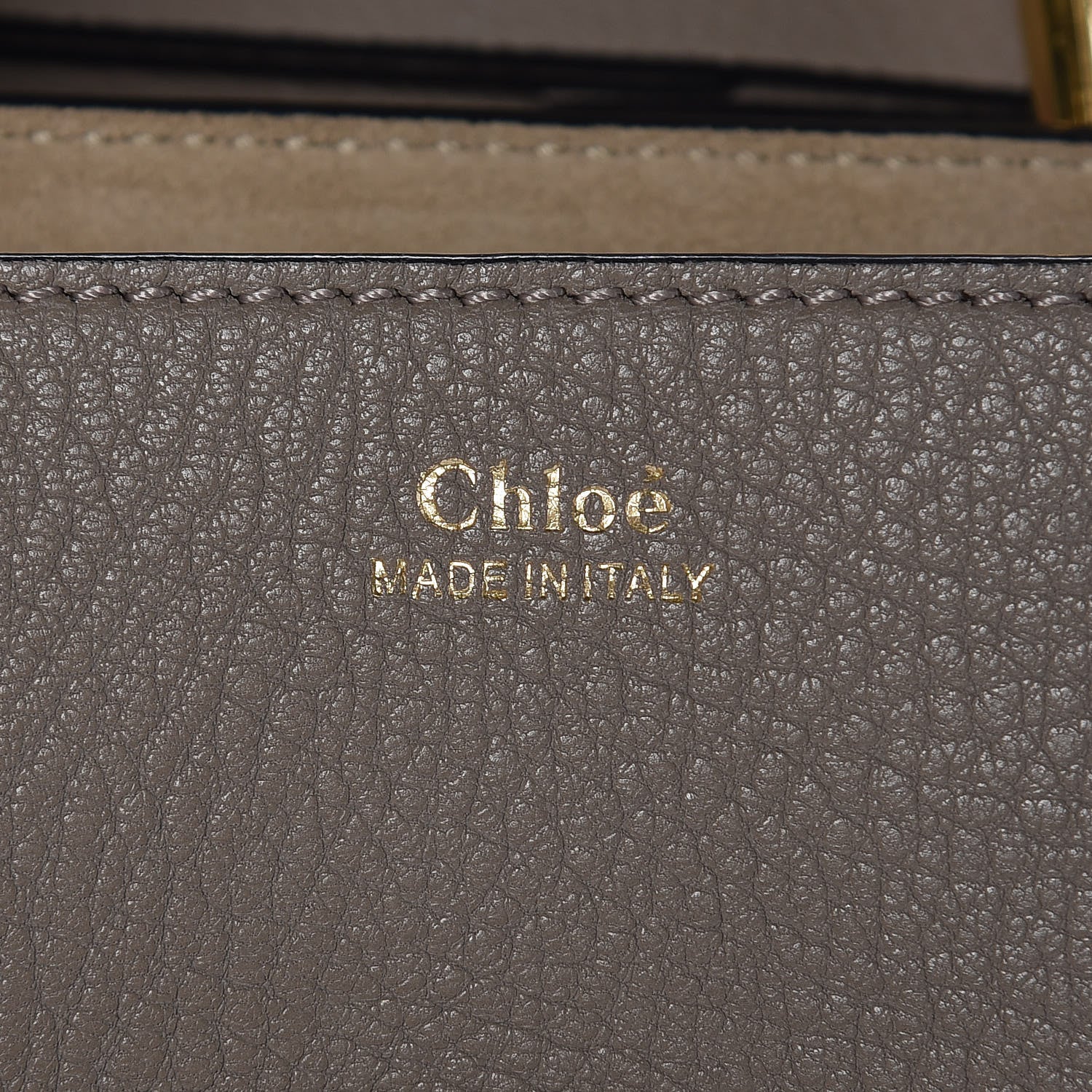 Chloe Grained Lambskin Mini Drew Shoulder Bag Motty Grey 6 of 7