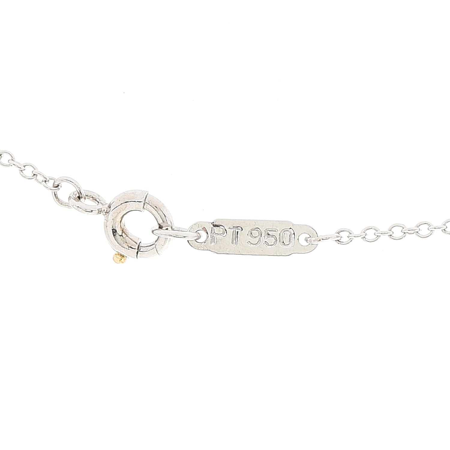 Tiffany Platinum Diamond .20ct Solitaire Pendant Necklace 5 of 6