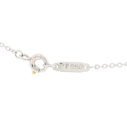 Tiffany Platinum Diamond .20ct Solitaire Pendant Necklace 5 of 6