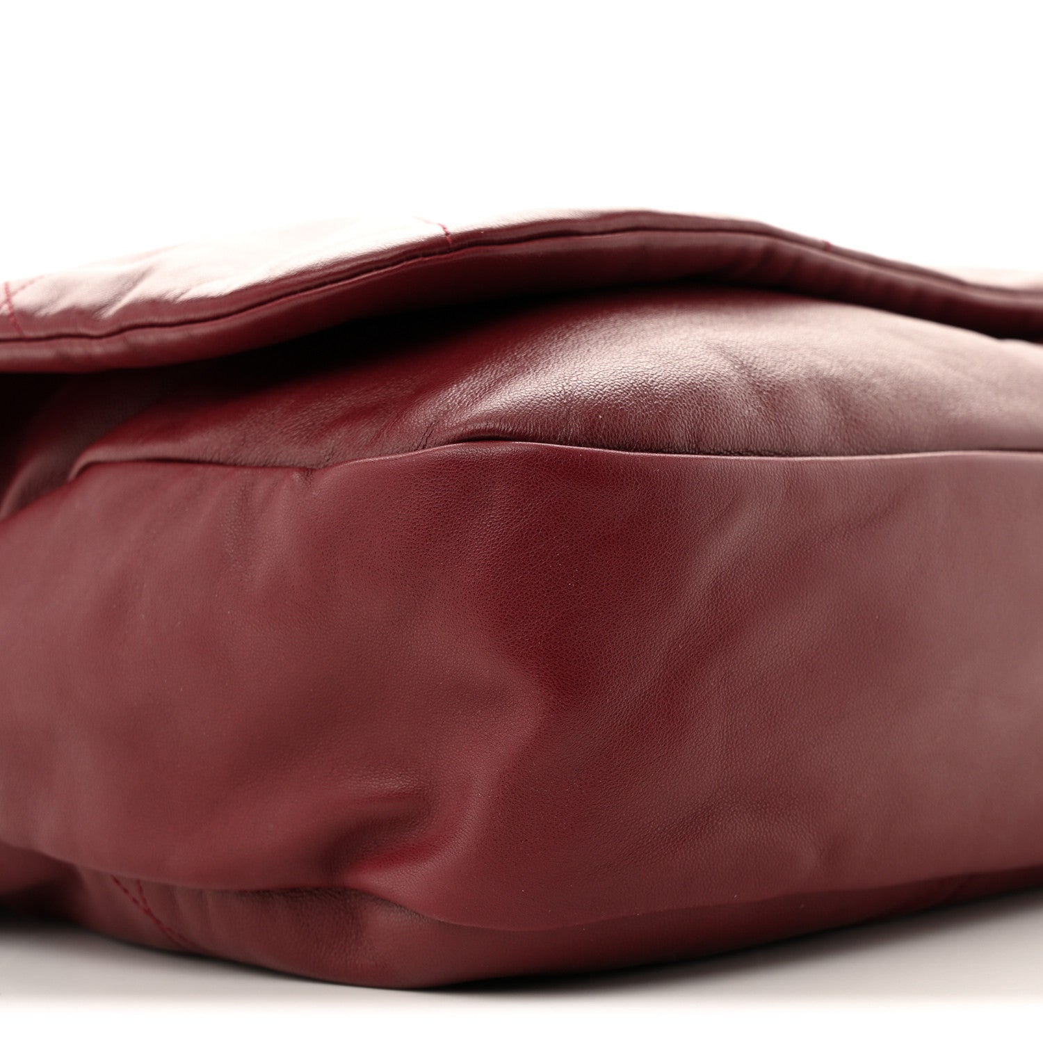 Saint Laurent Lambskin Matelasse Monogram Large Jamie 4.3 New Dark Bordeaux 9 of 10