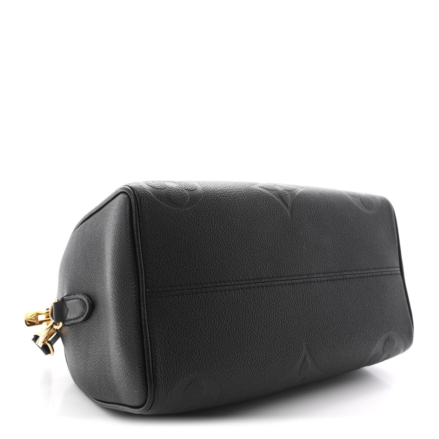 Louis Vuitton Empreinte Monogram Giant Speedy Bandouliere 25 Black 4 of 10
