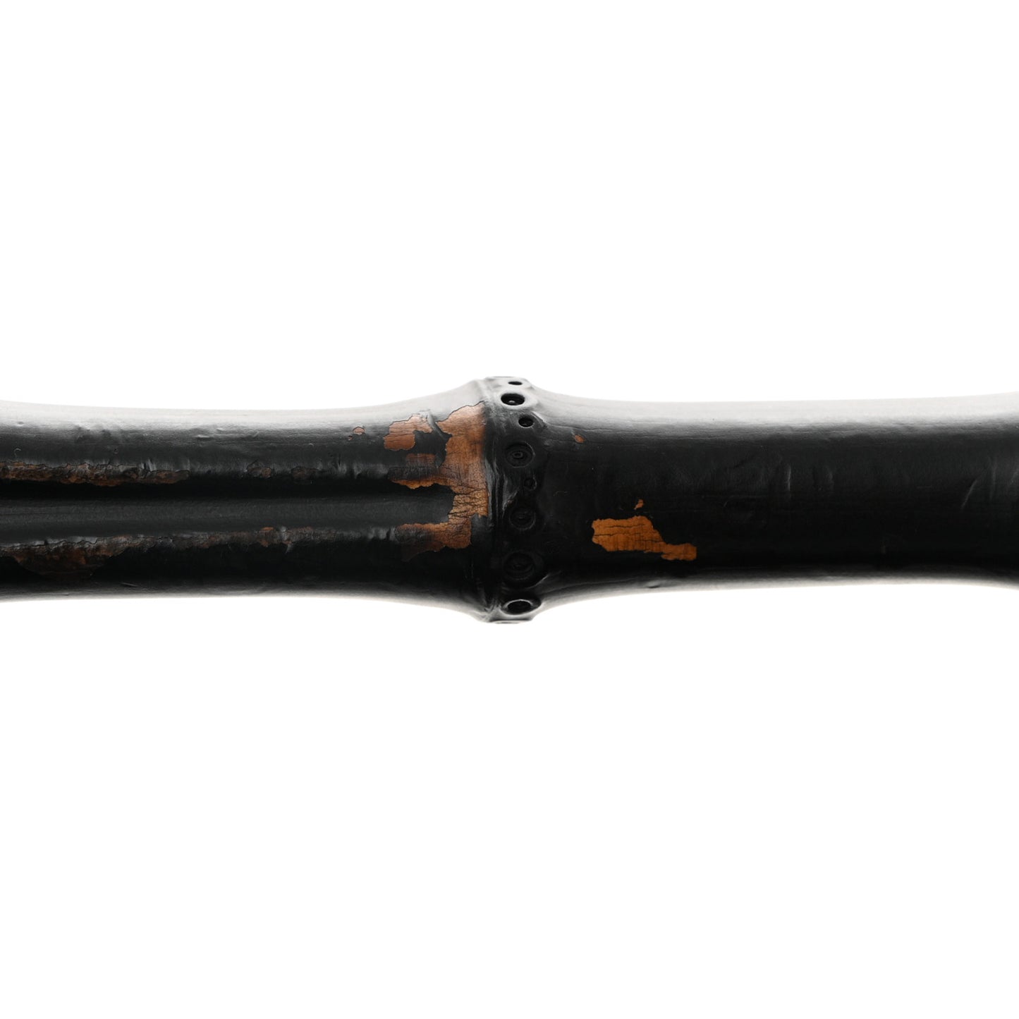 Calfskin Medium Bamboo Daily Shopper Black