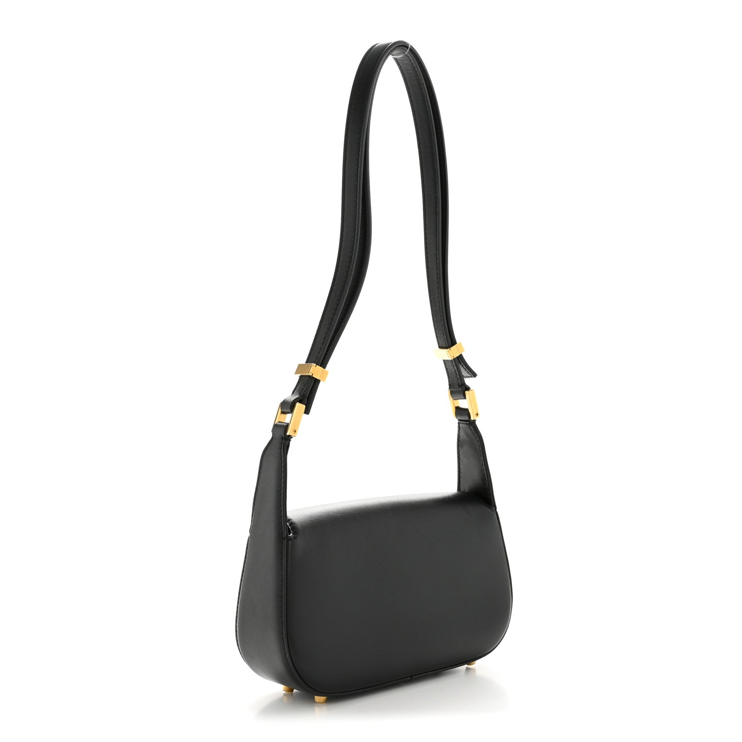Valentino Garavani Calfskin Small Vlogo Chain Shoulder Bag Black 3 of 13