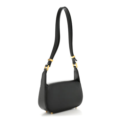 Valentino Garavani Calfskin Small Vlogo Chain Shoulder Bag Black 3 of 13