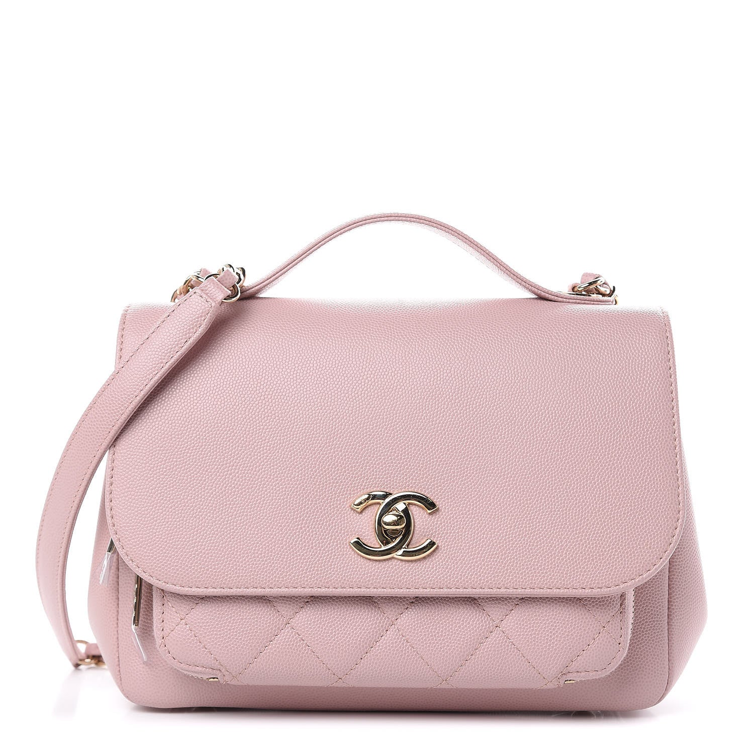 Chanel Caviar Quilted Small Business Affinity Flap Light Pink 1 of 10