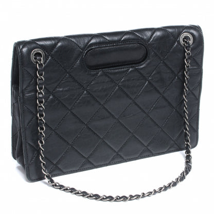 Chanel Lambskin Take Away Flap Bag Black 3 of 7