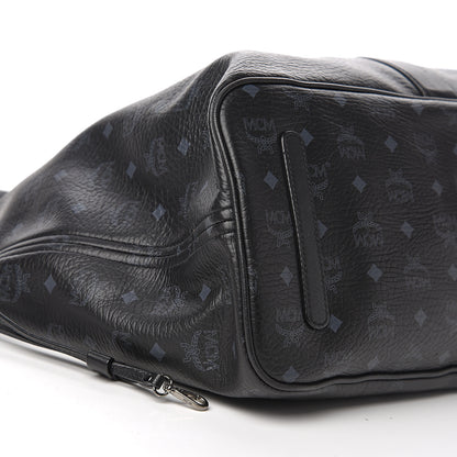 MCM Visetos Large Liz Reversible Shopper Tote Black 15 of 20