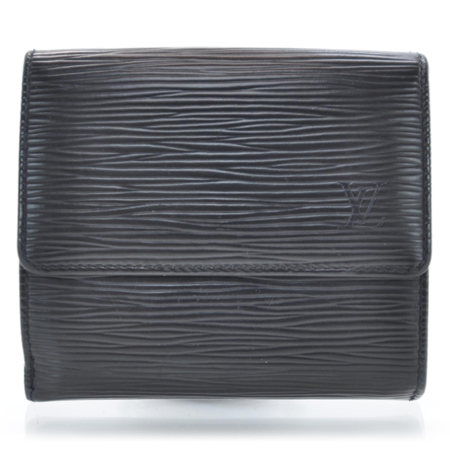 Louis Vuitton Epi Elise Wallet Black 1 of 10