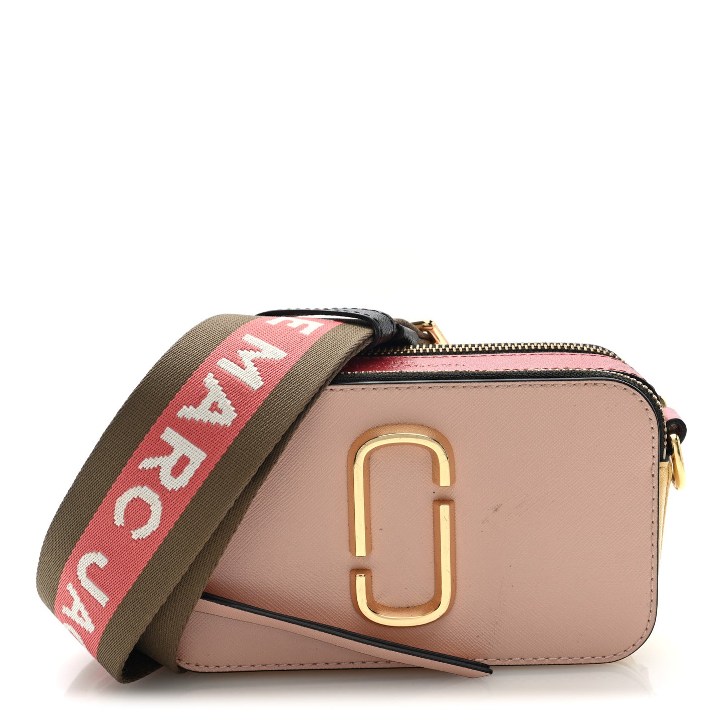 Saffiano Small Snapshot Camera Bag New Rose