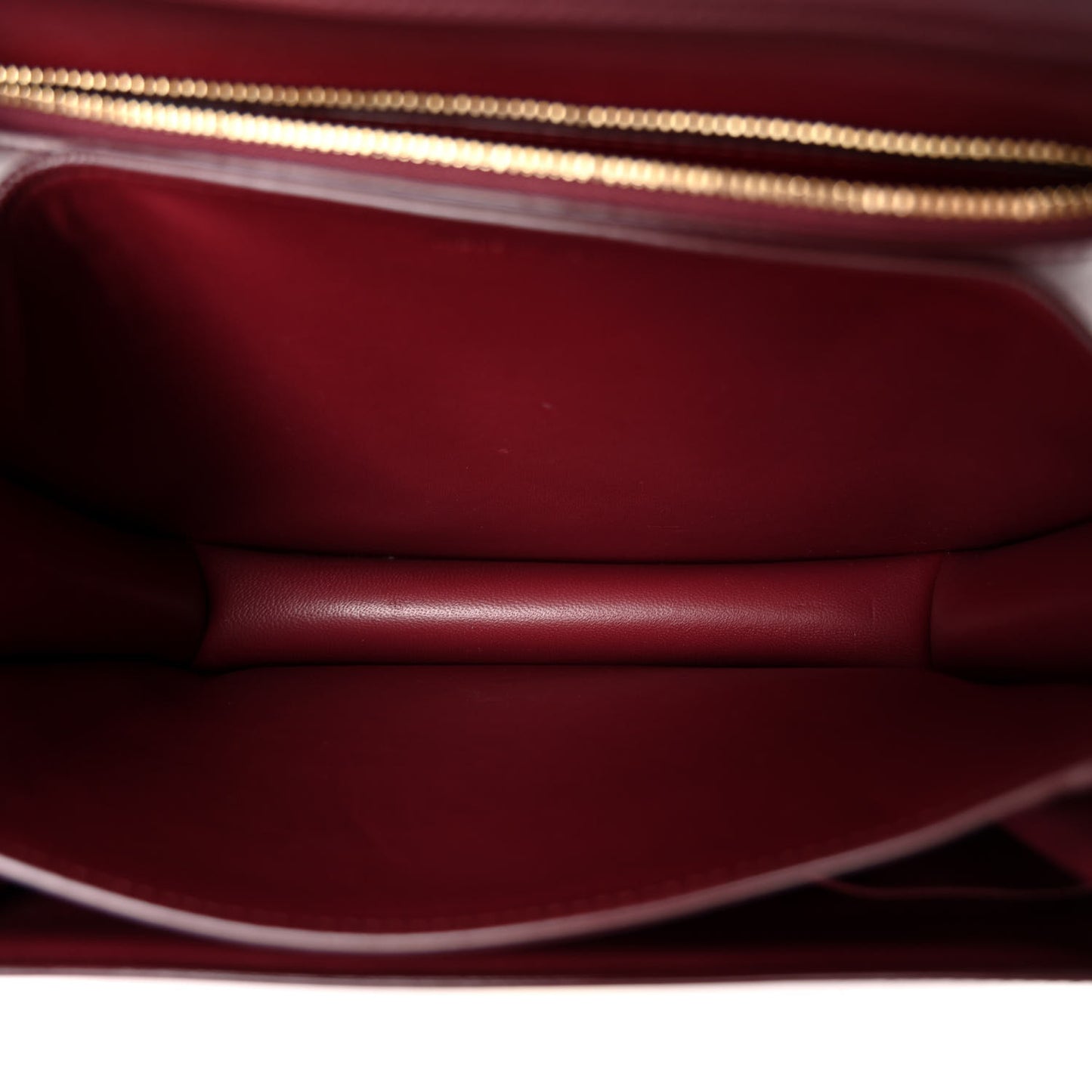 Box Calfskin Medium Classic Box Flap Bag Burgundy