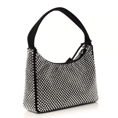 Prada Satin Crystal Mini Re-Edition 2000 Bag Cristal 3 of 11