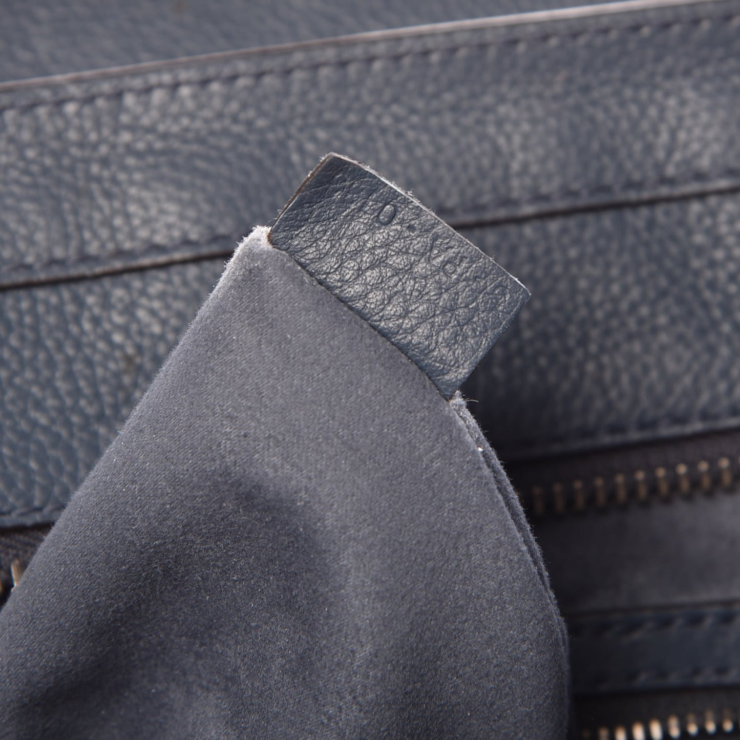 Drummed Calfskin Mini Luggage Orage