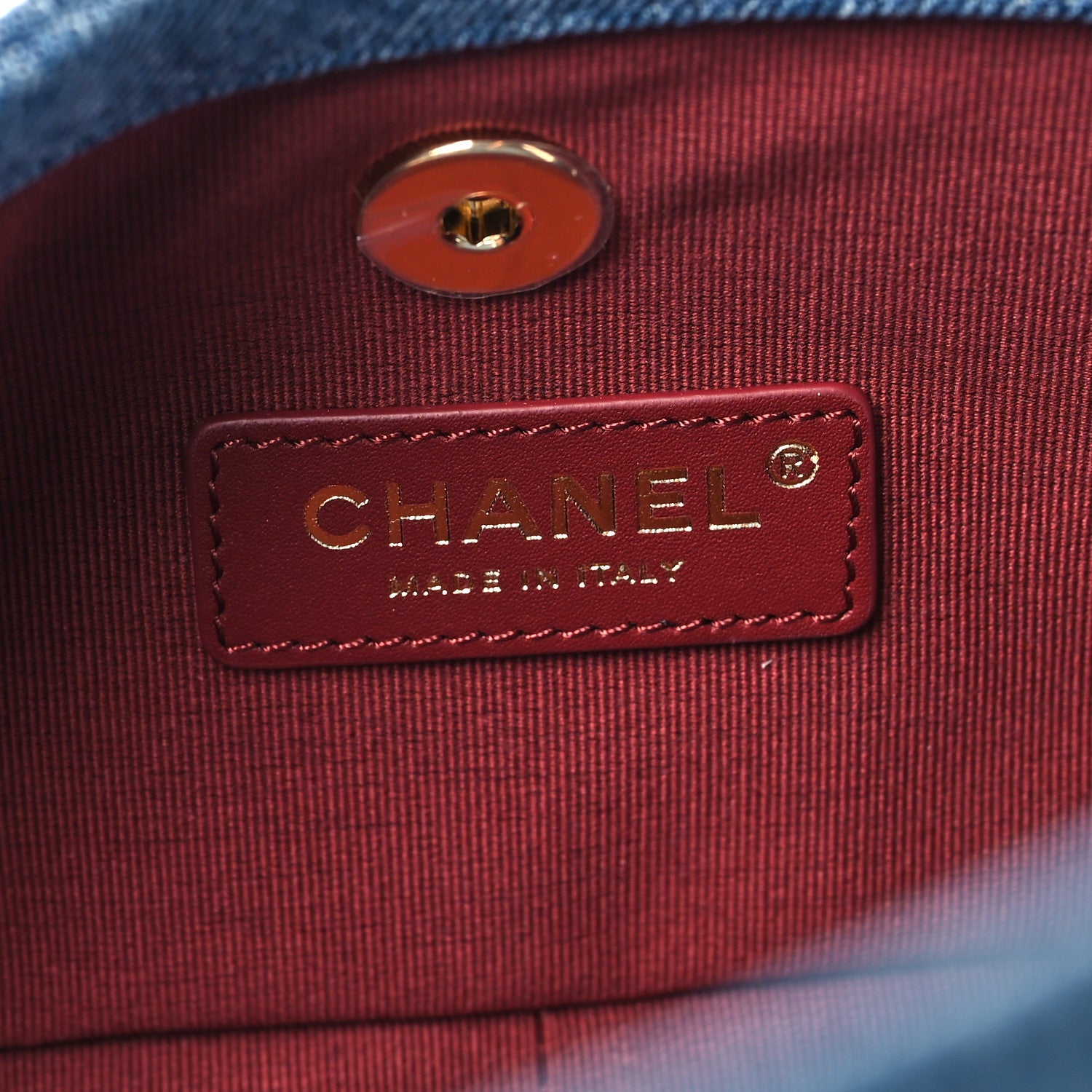 Chanel Denim Quilted Eyes On You Flap Blue 9 of 23