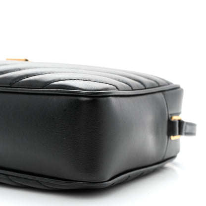 Saint Laurent Calfskin Matelasse Monogram Lou Camera Bag Black 10 of 10