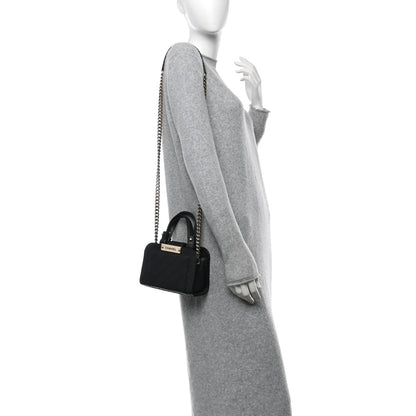 Chanel Grained Calfskin Stitched Mini Label Click Shopper Black 2 of 11