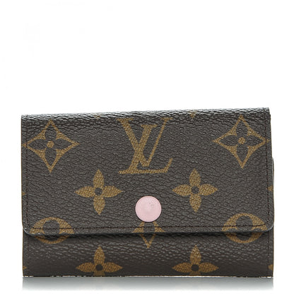 Louis Vuitton Monogram Multicles 6 Key Holder Rose Ballerine 1 of 7