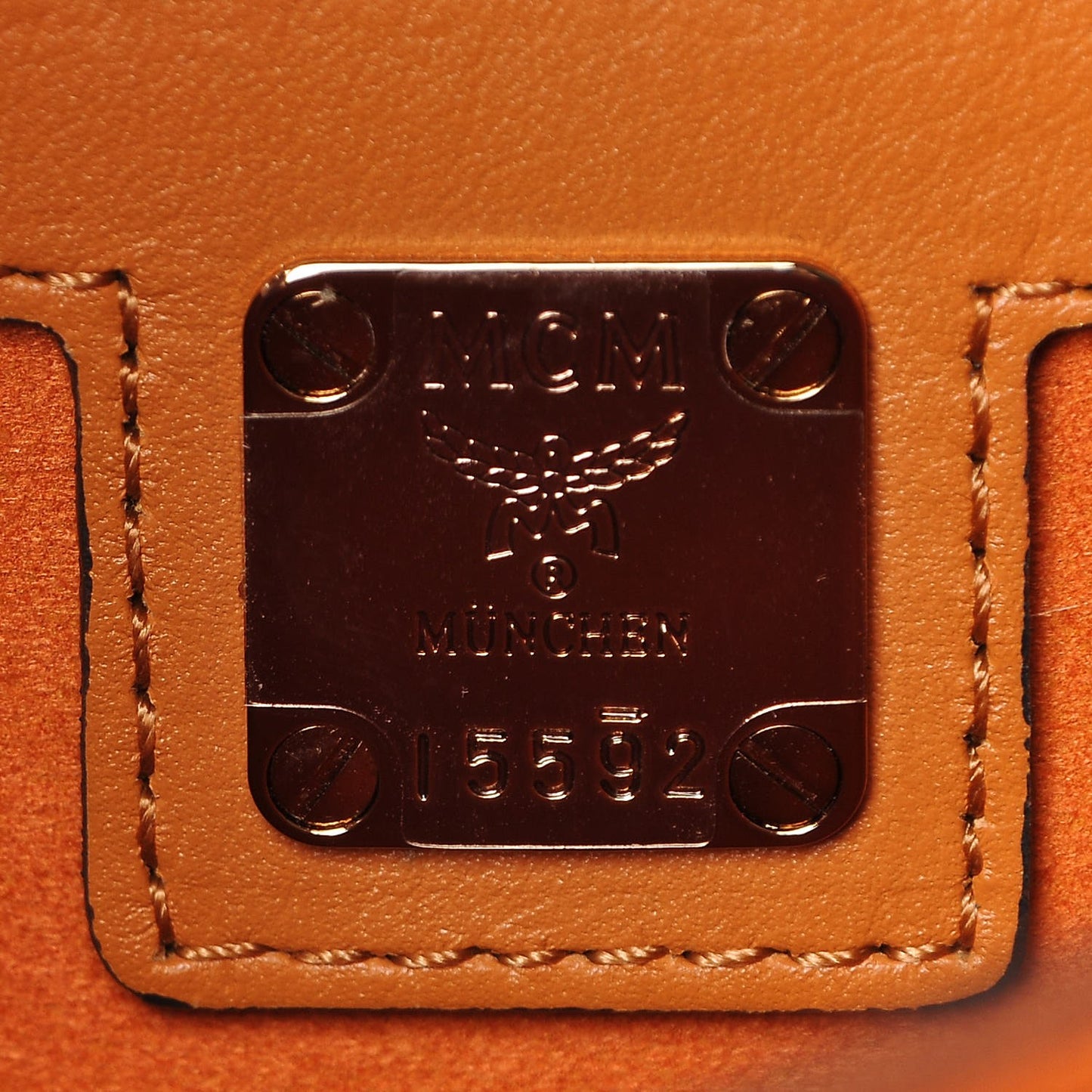 Visetos Medium Patricia Satchel Cognac