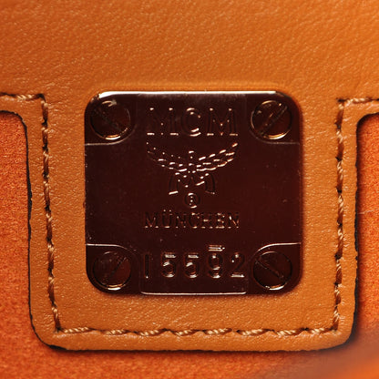MCM Visetos Medium Patricia Satchel Cognac 11 of 20