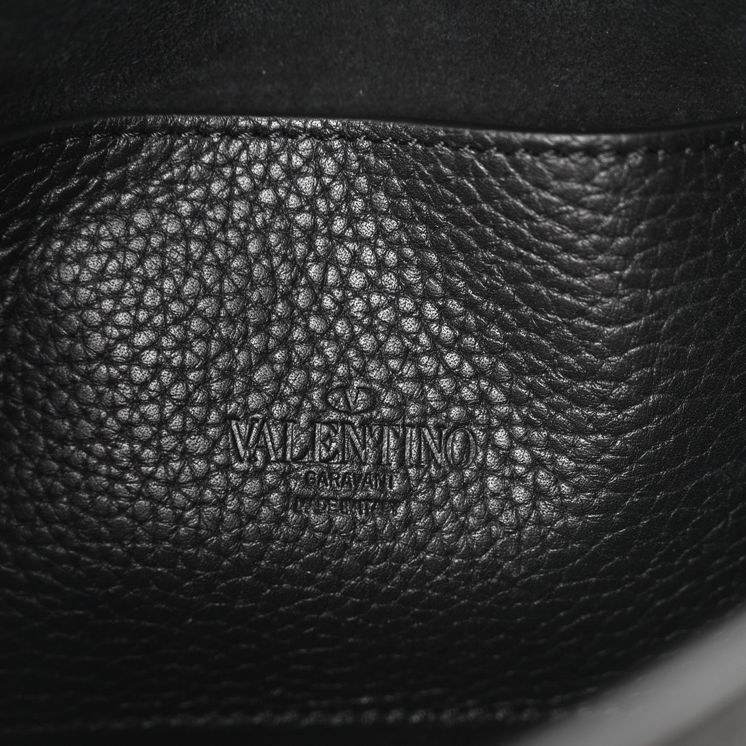 Valentino Garavani Pebbled Calfskin Medium Rockstud Flip Lock Crossbody Bag Black 6 of 9