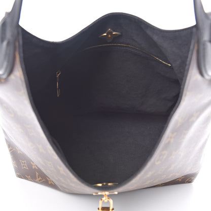 Louis Vuitton Monogram Flower Hobo Black 5 of 11