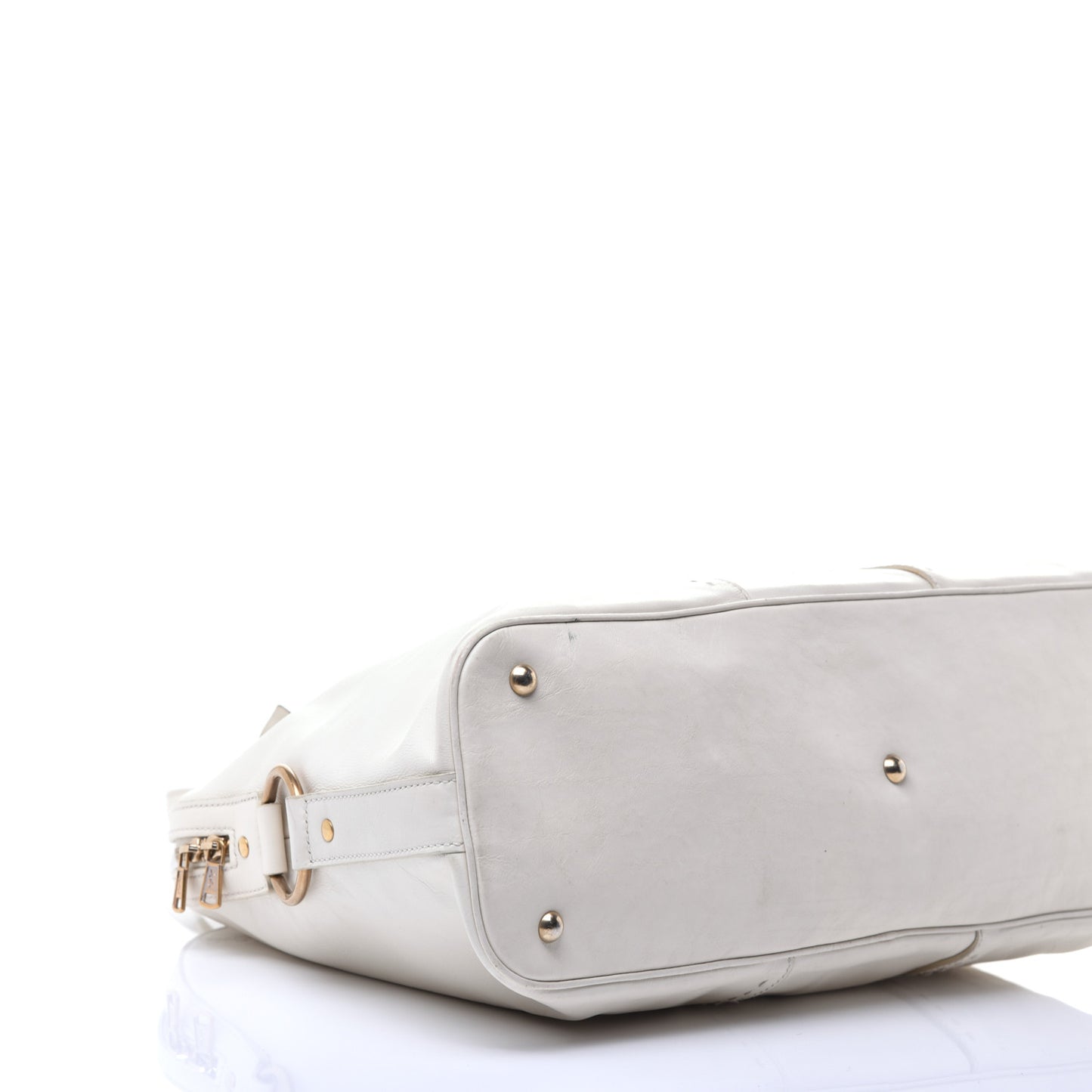 Calfskin Oversized Muse Ivory