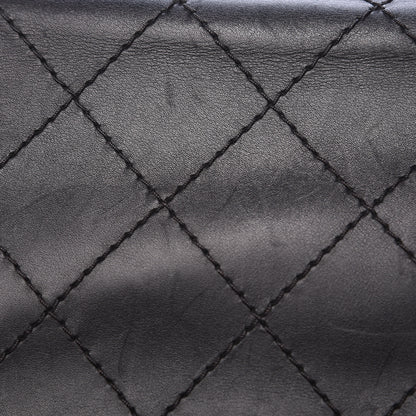 Chanel Calfskin Stitched Small Highlander Messenger Black 17 of 20