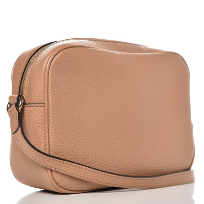 Gucci Pebbled Calfskin Small Soho Disco Bag Rose Beige 3 of 7