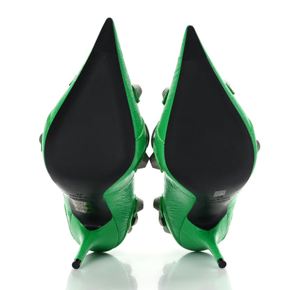 Balenciaga Agneau Arena Cagole 90mm Pumps 37 Vivid Green 5 of 8