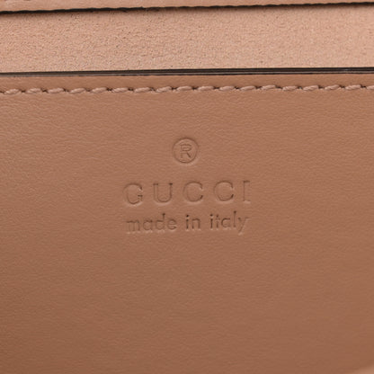 Gucci Calfskin Matelasse Aria Mini GG Marmont Shoulder Bag Camelia 6 of 11