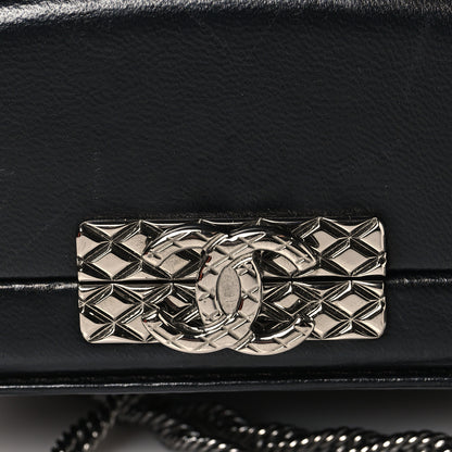 Chanel Crystal Calfskin Minaudiere Clutch Black 11 of 11