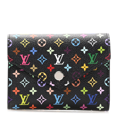 Louis Vuitton LV X TM Monogram Multicolor Victorine Wallet Black 1 of 7