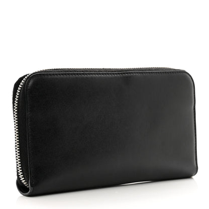 Fendi Vitello Liberty Fun Fair Studded Zip Around Wallet Black Multicolor 3 of 9