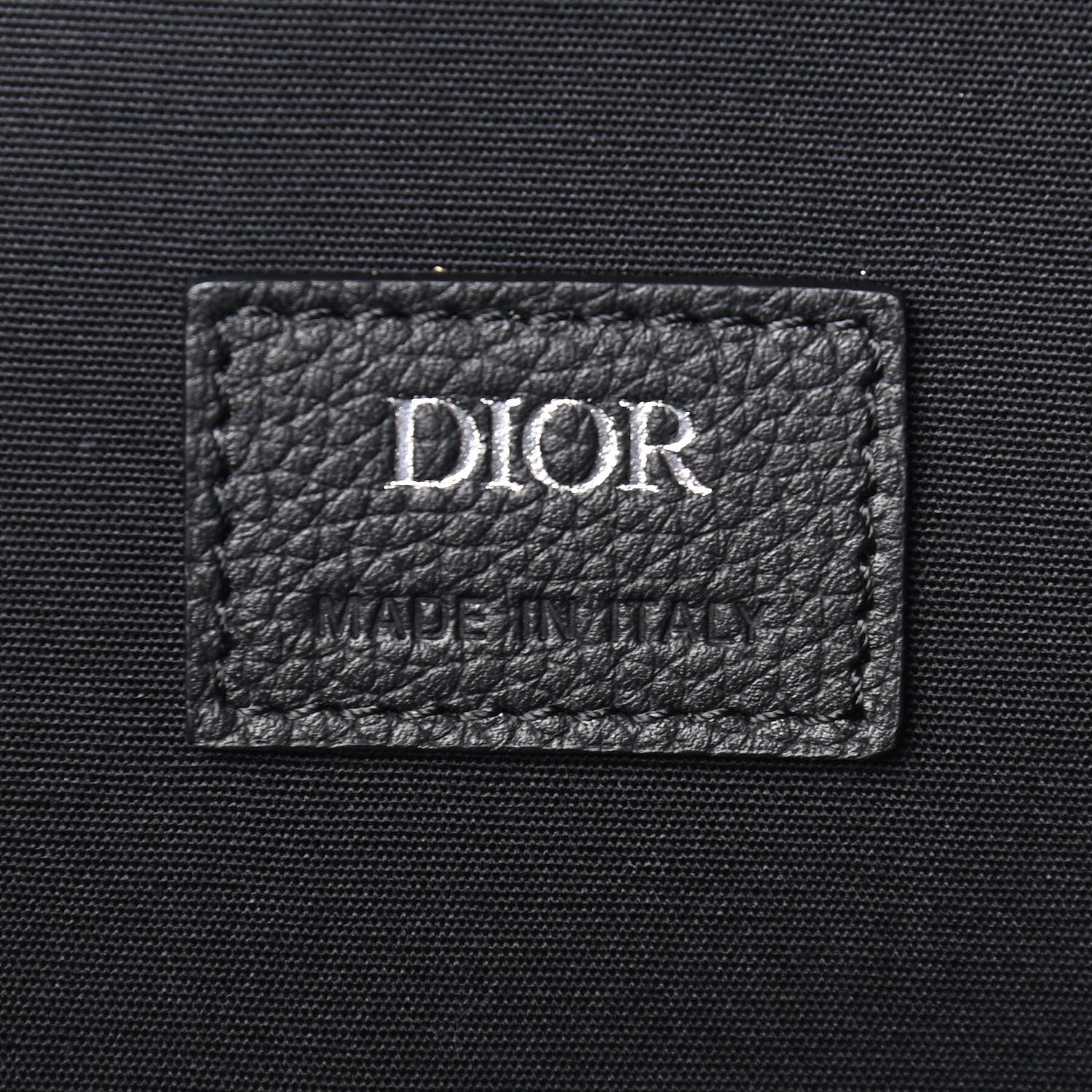 Christian Dior Oblique Soft Saddle Bag Beige Black 6 of 9