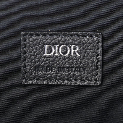 Christian Dior Oblique Soft Saddle Bag Beige Black 6 of 9