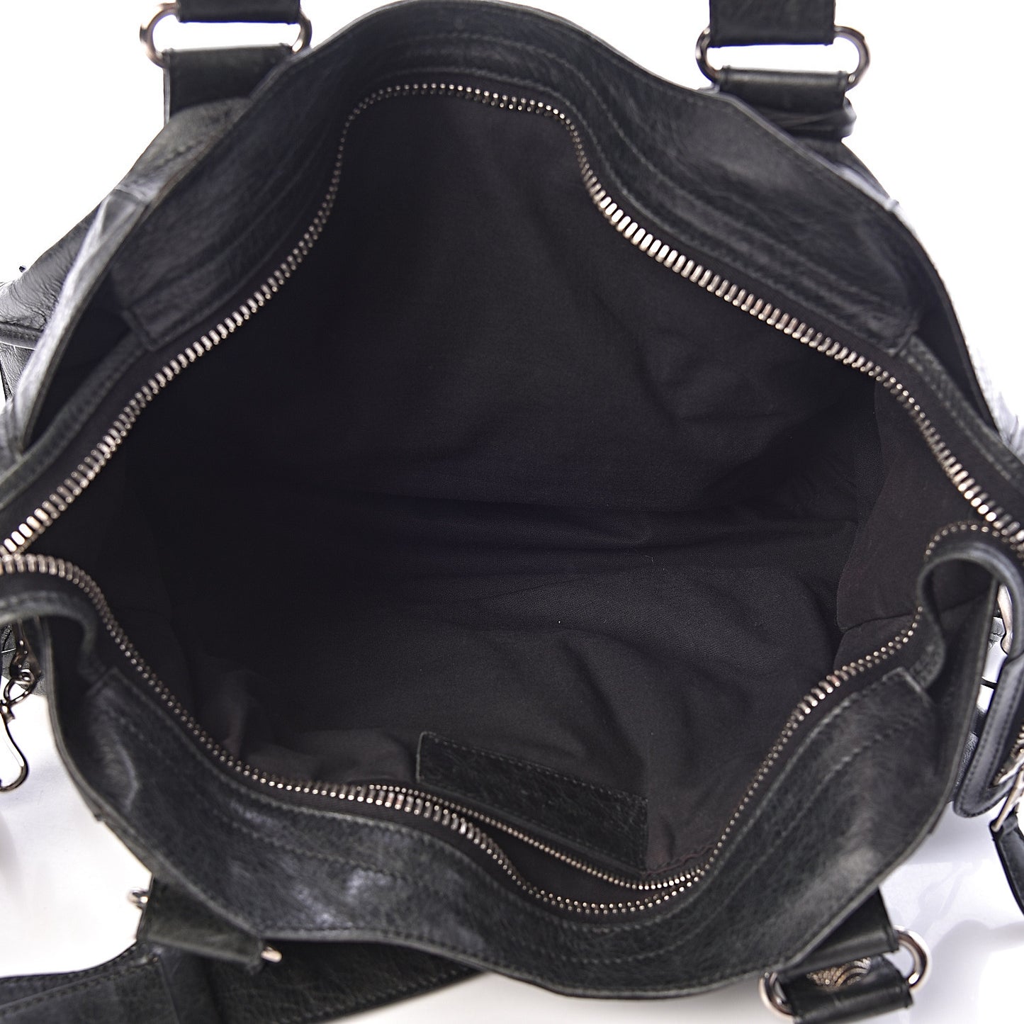 Agneau Giant 21 Silver Hardware Part Time Black