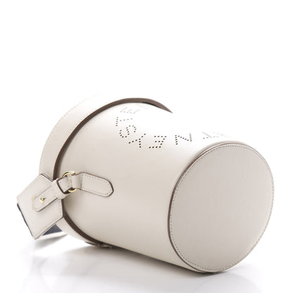 Stella McCartney Eco Soft Alter Nappa Perforated Logo Bucket Bag White 4 of 13