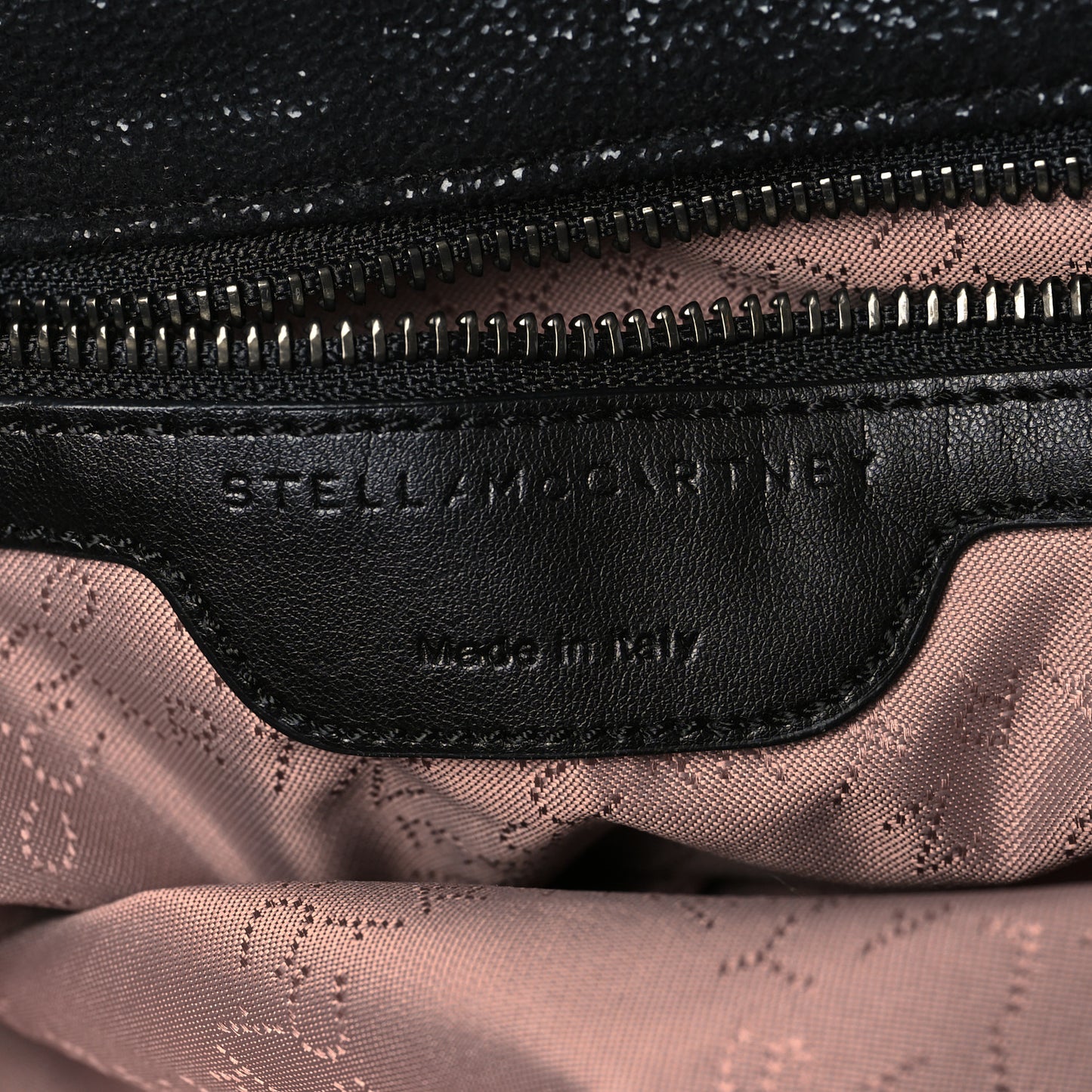 Shaggy Deer Falabella Fold Over Tote Black
