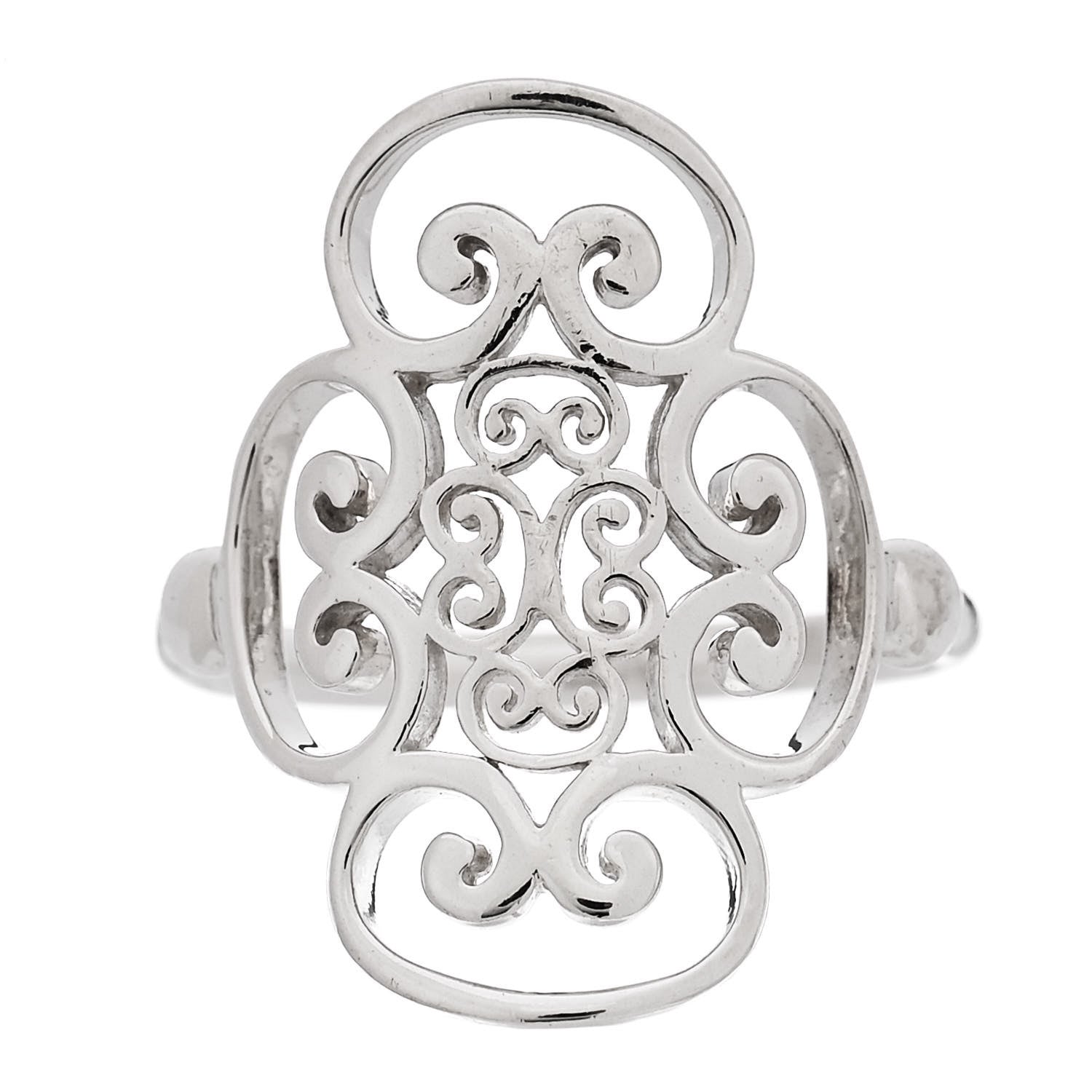 Tiffany Sterling Silver Paloma Picasso Venezia Goldoni Quadruplo Ring 53 6.5 1 of 6